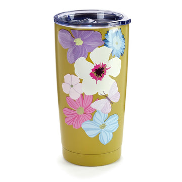 Lidded Stainless Steel Tumbler